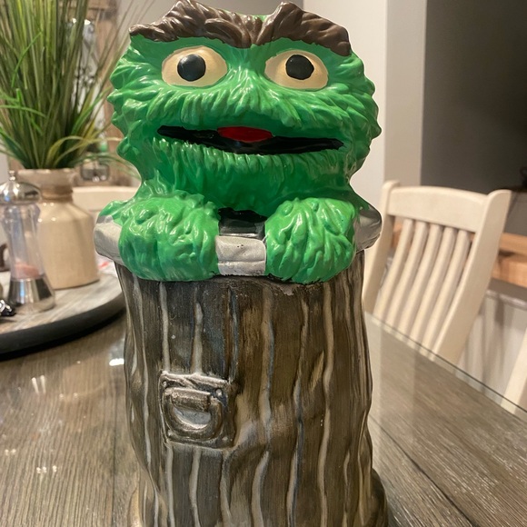 Vintage Oscar the grouch cookie jar- Muppets Inc - Picture 2 of 9